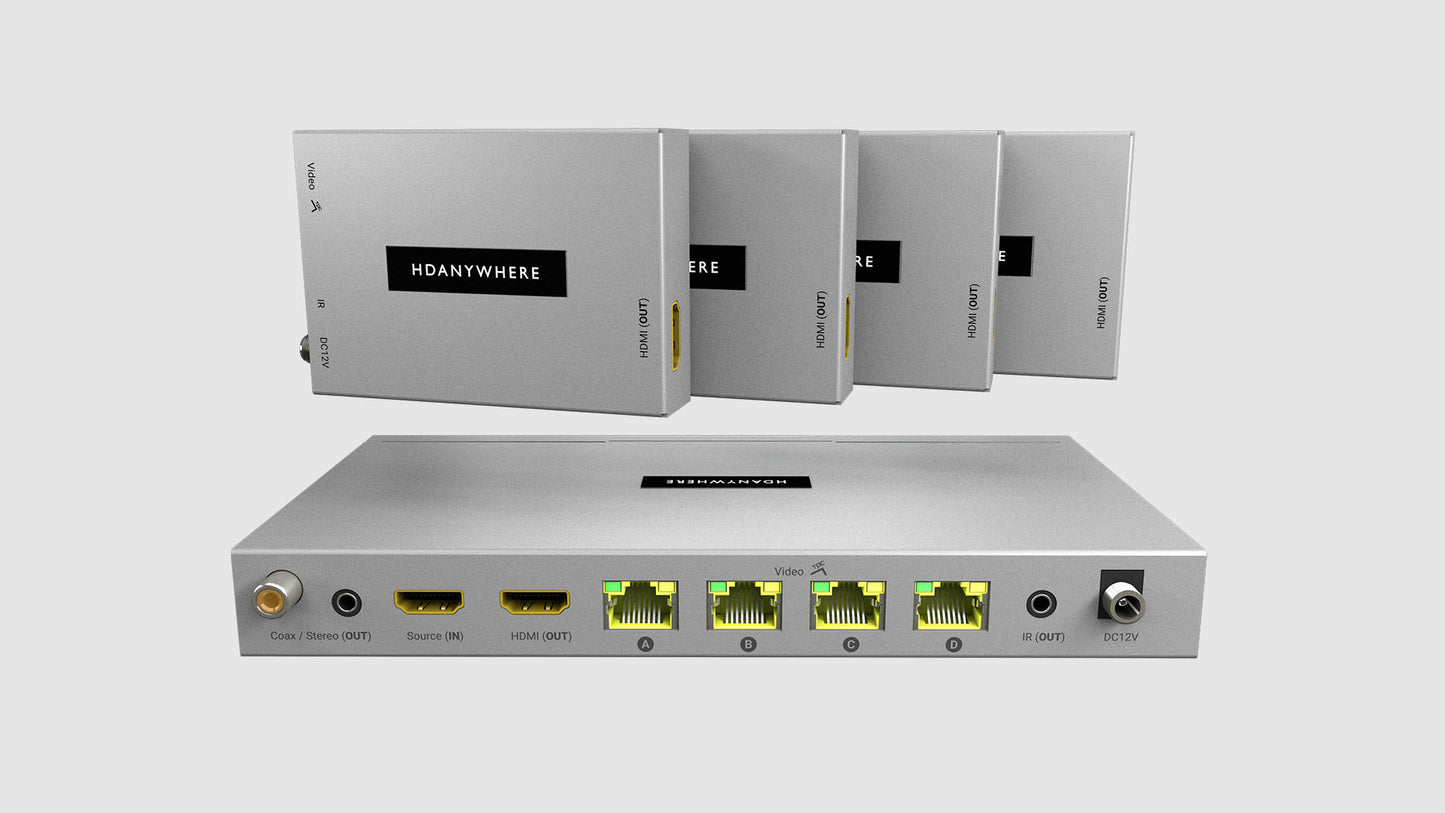 HDAnywhere XTND 4K (40) TPC Splitter (1x4+1)