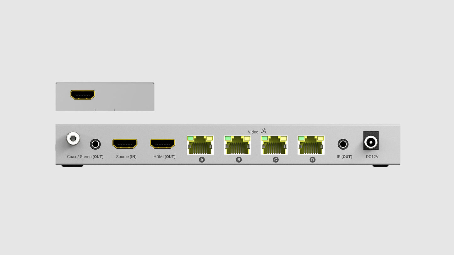 HDAnywhere XTND 4K (40) TPC Splitter (1x4+1)